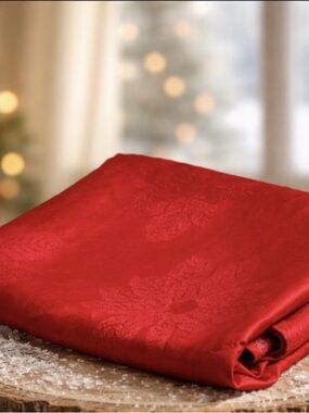 Luxurious Red Satin Bedding